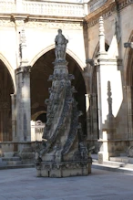 Statue in corner of cloister
