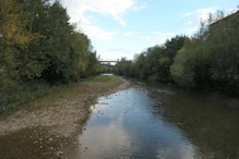 View along the river