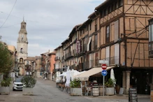 Looking down main street
