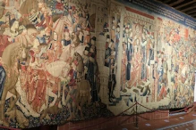 Beautiful wool and silk tapestriies from late 1400s and early 1500s