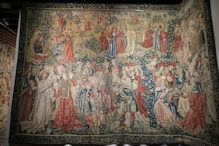 Beautiful wool and silk tapestriies from late 1400s and early 1500s