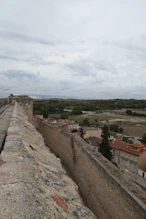 View from wall showing the high position