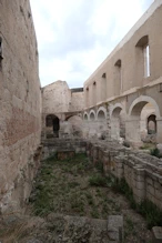 Showing the very old parts of castle