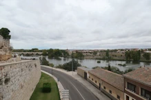 View over river