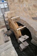 Mill paddle wheel modern reconstruction