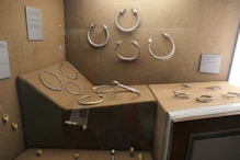 Silver and gold torcs