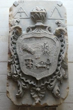 A stone shield