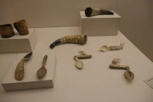 Some foldable cutlery