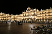 Plaza Mayor at night