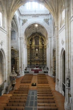 View down to altar from choir level