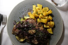 Simple grilled steak + vegies