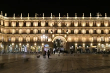 Plaza Mayor at night