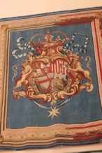 An heraldic tapestry