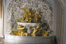A gaudy fountain