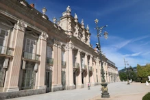The front of the palace