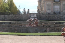 Palace from bottom of lower fountain