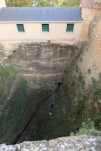 The moat at front
