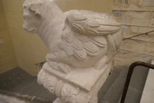 A winged lamb