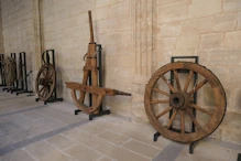 A deconstructed cart used in construction