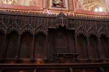 The choir stalls + master seat
