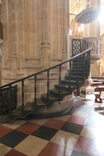Stair to pulpit