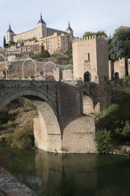 Bridge over river to enter town