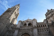 The front of the cathedral