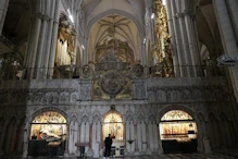 The back of the choir screen