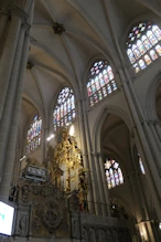 The vaulting and windows