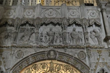 Detail if back of choir screen