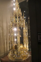 A golden object