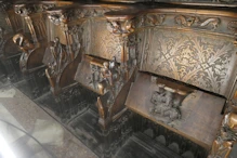 Choir stalls details