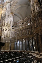 The screen behind the high altar