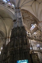 The screen behind the high altar