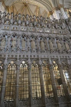 The screen behind the high altar