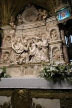 A carved altar