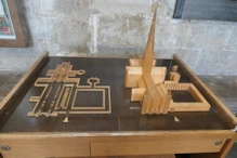 Model of cathedral for blind people