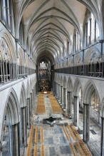View down main aisle