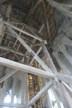 Frame inside tower
