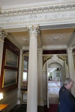 Ornate columns and doorway