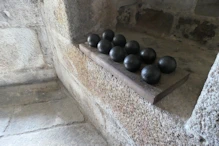 Cannon balls ready to be loaded