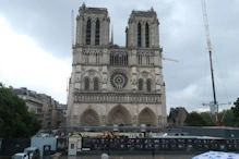 Notre-Dame under repair