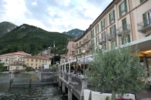 Menaggio view along shore to wour appartment