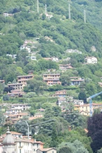 Villas high above Menaggio