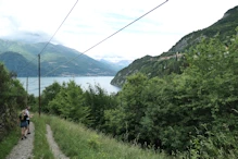 Climbing to castle in Varenna