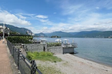 Stresa lake shore