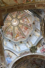 Inside church frescos