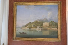 Nepoleon room painted view of Villa Carlotta