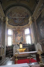 Newer church altar