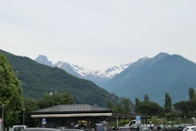 View from Vercanna to Alps